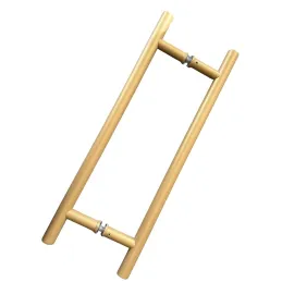 Maniglia per porta bifacciale HOME / Oro Strutturato