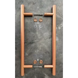 Maniglia bifacciale per porta HOME / Rame