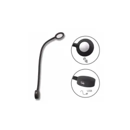 Lampada LED da mobile con ricarica USB LADOS LED / Nero opaco