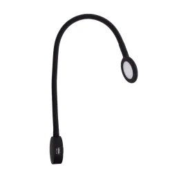 Lampada LED da mobile con ricarica USB LADOS LED / Nero opaco