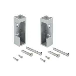 Set di terminali per barra appendiabiti LUXE / Alluminio