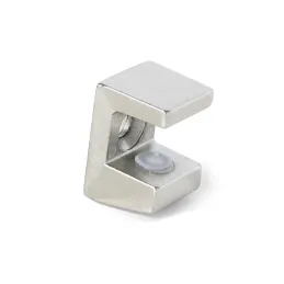 Supporto per ripiano in vetro EVO - 10 pz / Nichel