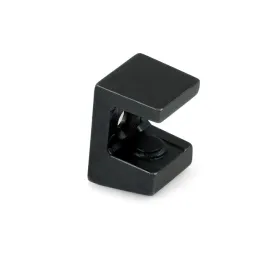 Supporto per ripiano in vetro EVO – 10 pz / Nero