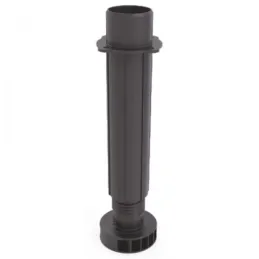 Gamba per letto con fissaggio in plastica 148–250 mm / Nera