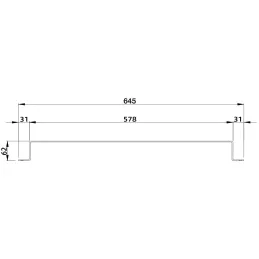 Portasciugapiatti GLANCE 645 / Acciaio inox