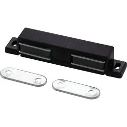Magnete per mobili doppio / Nero