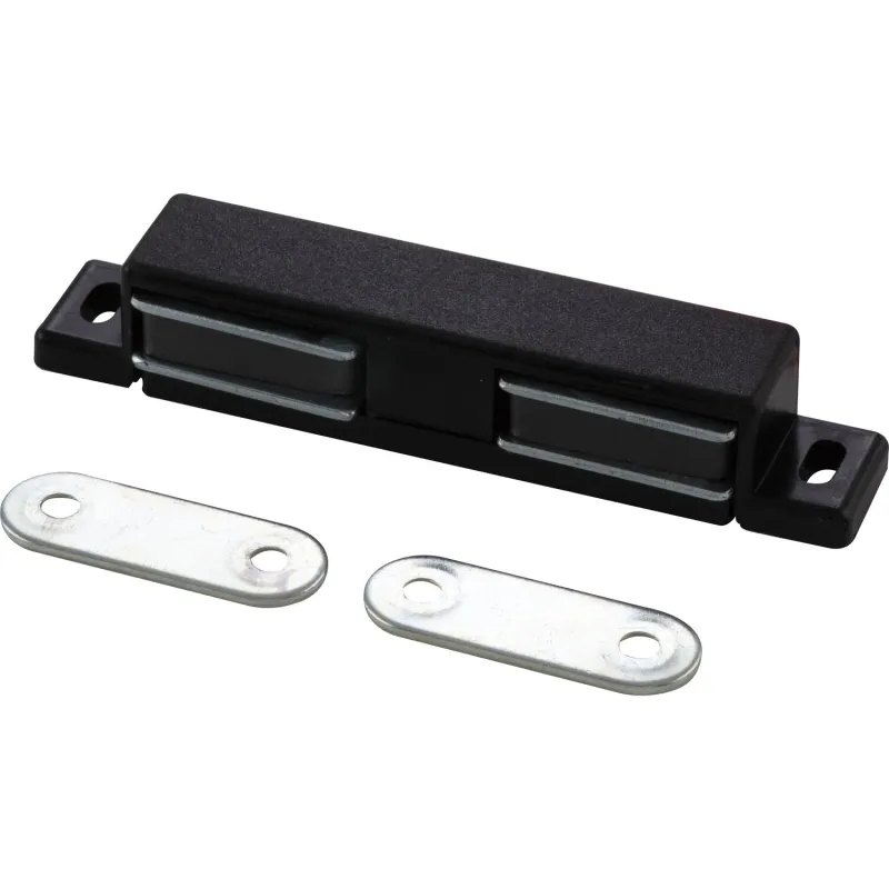 Magnete per mobili doppio / Nero