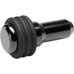 Reggipiano per vetro con guarnizione LANNA 5 mm / Nichel nero - 10 pz.
