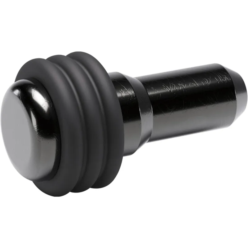 Reggipiano per vetro con guarnizione LANNA 5 mm / Nichel nero - 10 pz.