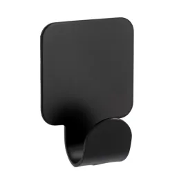 Appendiabiti adesivo QUADRO UNO / Nero opaco