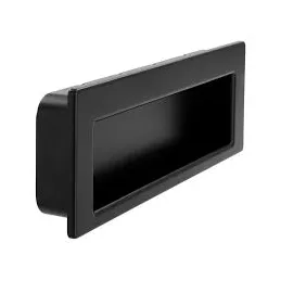 Maniglia da incasso MALI LONG / Nero opaco