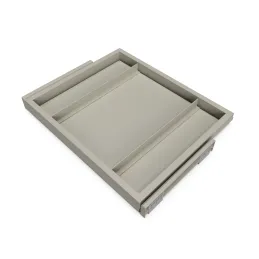 Ripiano estraibile con chiusura ammortizzata NEXUS 560–594 mm / Beige