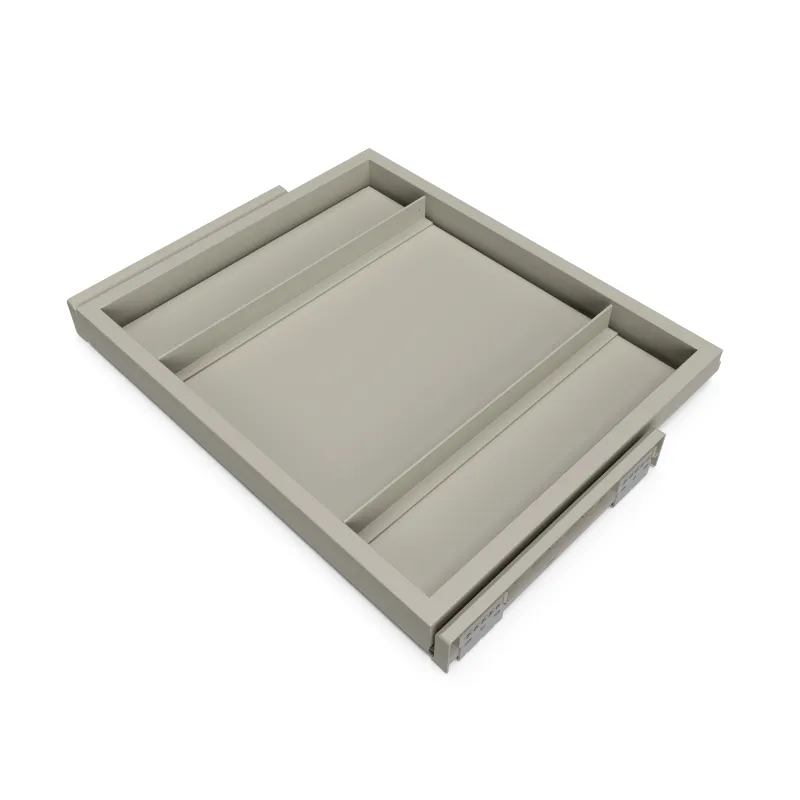 Ripiano estraibile con chiusura ammortizzata NEXUS 560–594 mm / Beige