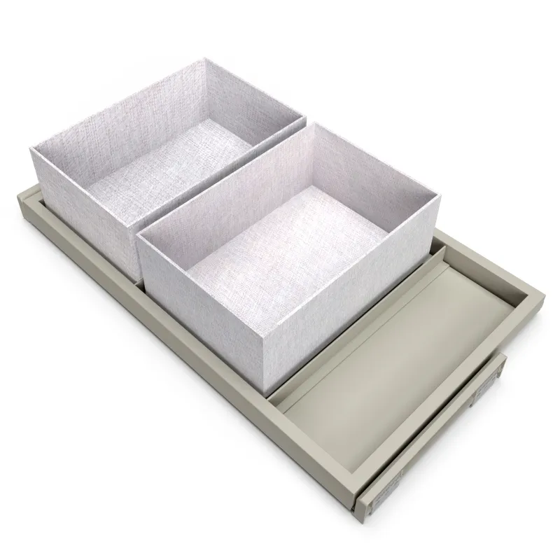 Ripiano estraibile con chiusura ammortizzata NEXUS ELEGANTE 760 - 794 mm / Beige