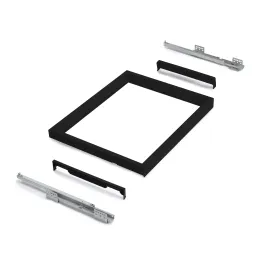 Ripiano estraibile con ammortizzatore NEXUS ELEGANTE 760 - 794 mm / Nero opaco