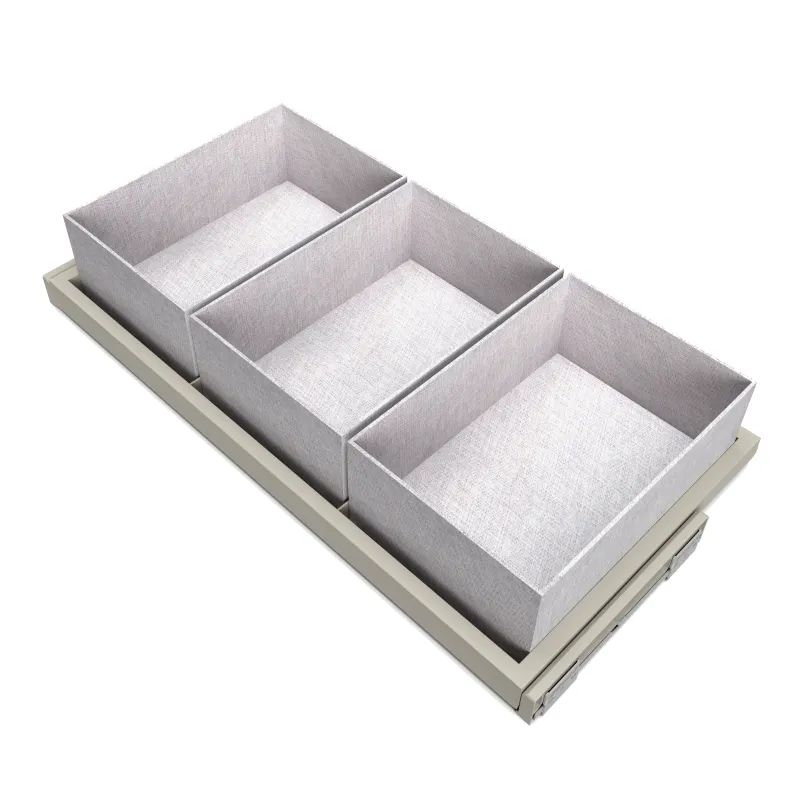 Ripiano estraibile con chiusura ammortizzata NEXUS ELEGANTE 860 - 894 mm / Beige