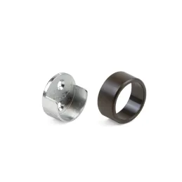 Terminale con copertura per bastone appendiabiti LARGO / Marrone scuro