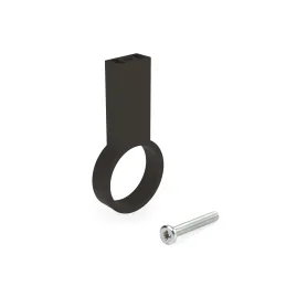 Supporto centrale per barra appendiabiti LARGO / Marrone scuro