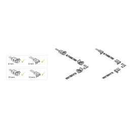 Connettore angolare UNION L per striscia LED LYNX