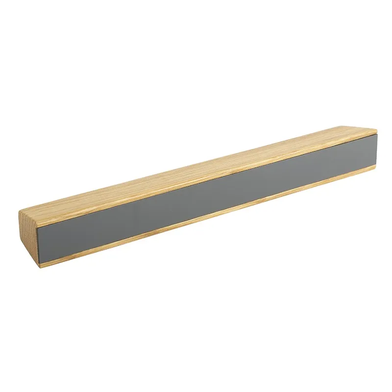 Maniglia in legno LUNO / Rovere verniciato - grigio