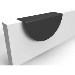 Maniglia per bordo anta SINA / Nero opaco