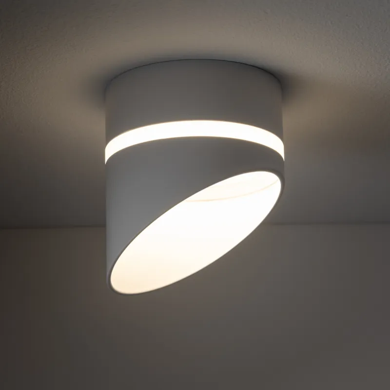 Faretto da incasso a soffitto VIS / Bianco opaco