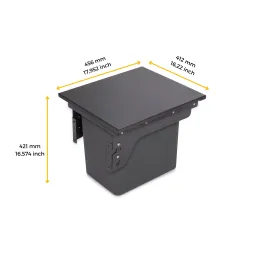 Pattumiera estraibile LUXON 6450 - 1x35L / Antracite