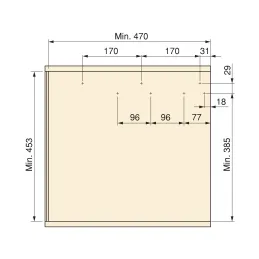 Pattumiera estraibile LUXON 6450 - 1x35L / Antracite