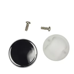 Copertura decorativa rotonda per vetro INTERMAT 9904 - 95° / Cromo lucido