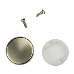 Copertura decorativa rotonda per vetro INTERMAT 9904 - 95° / Nichel satinato