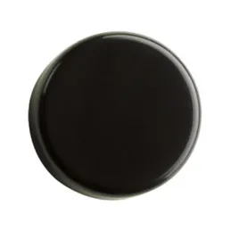 Copertura decorativa rotonda per vetro INTERMAT 9904 - 95° / Nero opaco