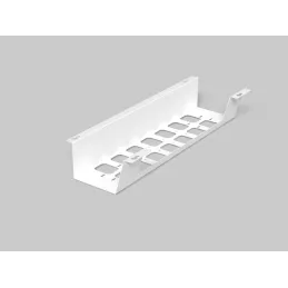 Portacavi sottoscrivania OLYMP / Bianco opaco