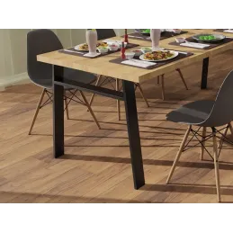 Struttura da tavolo BENETTI - set / Nero opaco
