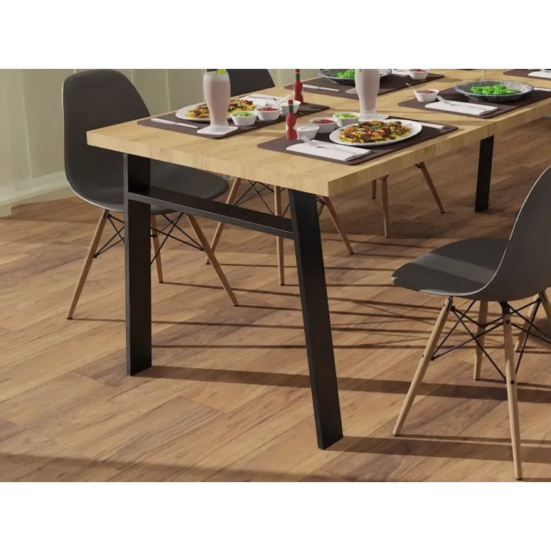 Struttura da tavolo BENETTI - set / Nero opaco