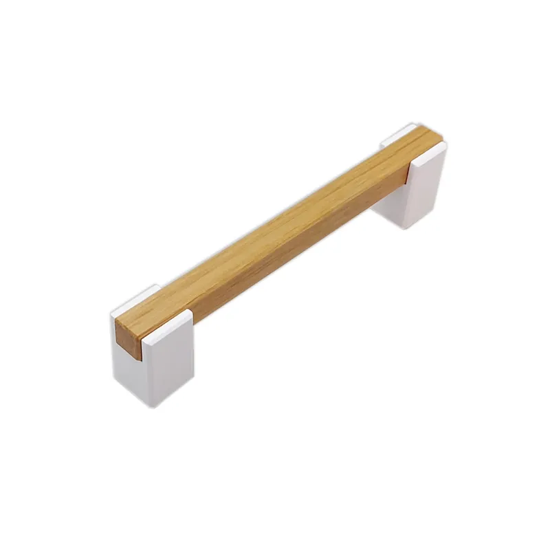 Maniglia in legno LEO II / Bianco - faggio naturale