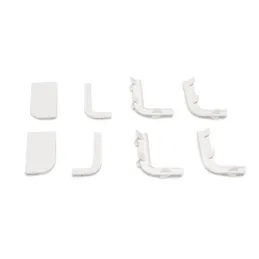 Set di tappi terminali in PVC per profili VION - L / Bianco opaco