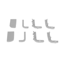 Set di terminali in PVC per profili VION - L / Alluminio