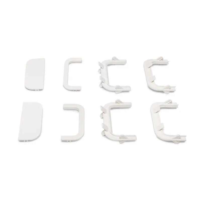 Set di tappi terminali in PVC per profili VION - C / Bianco