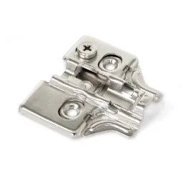 Piastra per cerniere con eccentrico 3D CLIP X91 / Nichel