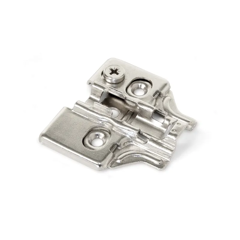 Piastra per cerniere con eccentrico 3D CLIP X91 / Nichel