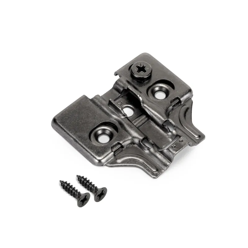 Piastra di supporto per cerniere con eccentrico 3D CLIP X91 / Titanio