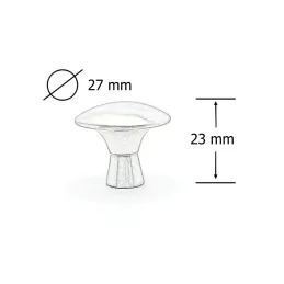 Pomello SELEN / Acciaio inox