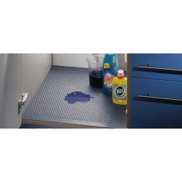 Tappetino antiscivolo per cassetti AQUA-NON / Pellicola in acciaio inox
