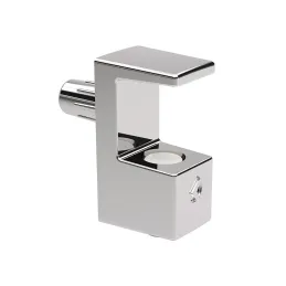 Supporto per ripiano in vetro GRACE 8 mm / Cromo lucido - 10 pezzi
