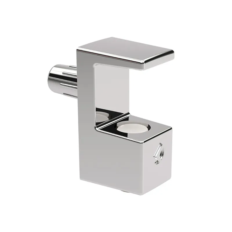Supporto per ripiano in vetro GRACE 8 mm / Cromo lucido - 10 pezzi