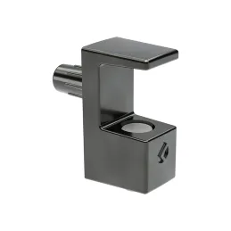 Supporto per ripiano in vetro GRACE 8 mm / Nichel nero - 10 pz.
