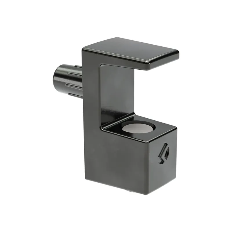 Supporto per ripiano in vetro GRACE 8 mm / Nichel nero - 10 pz.