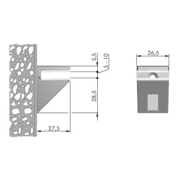Supporto per mensola PALERMO MINI / Bianco opaco