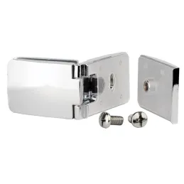 Cerniera per porte in vetro SEE-ME / Cromo lucido