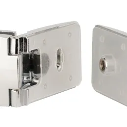 Cerniera per porte in vetro SEE-ME / Cromo lucido